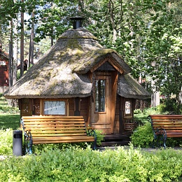Summerhouse for barbecue